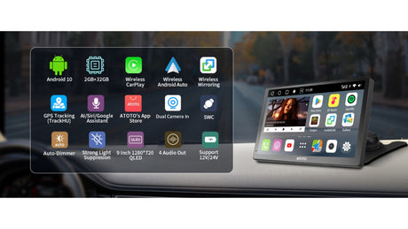 p9 gen1 9inch portable CarPlay screen