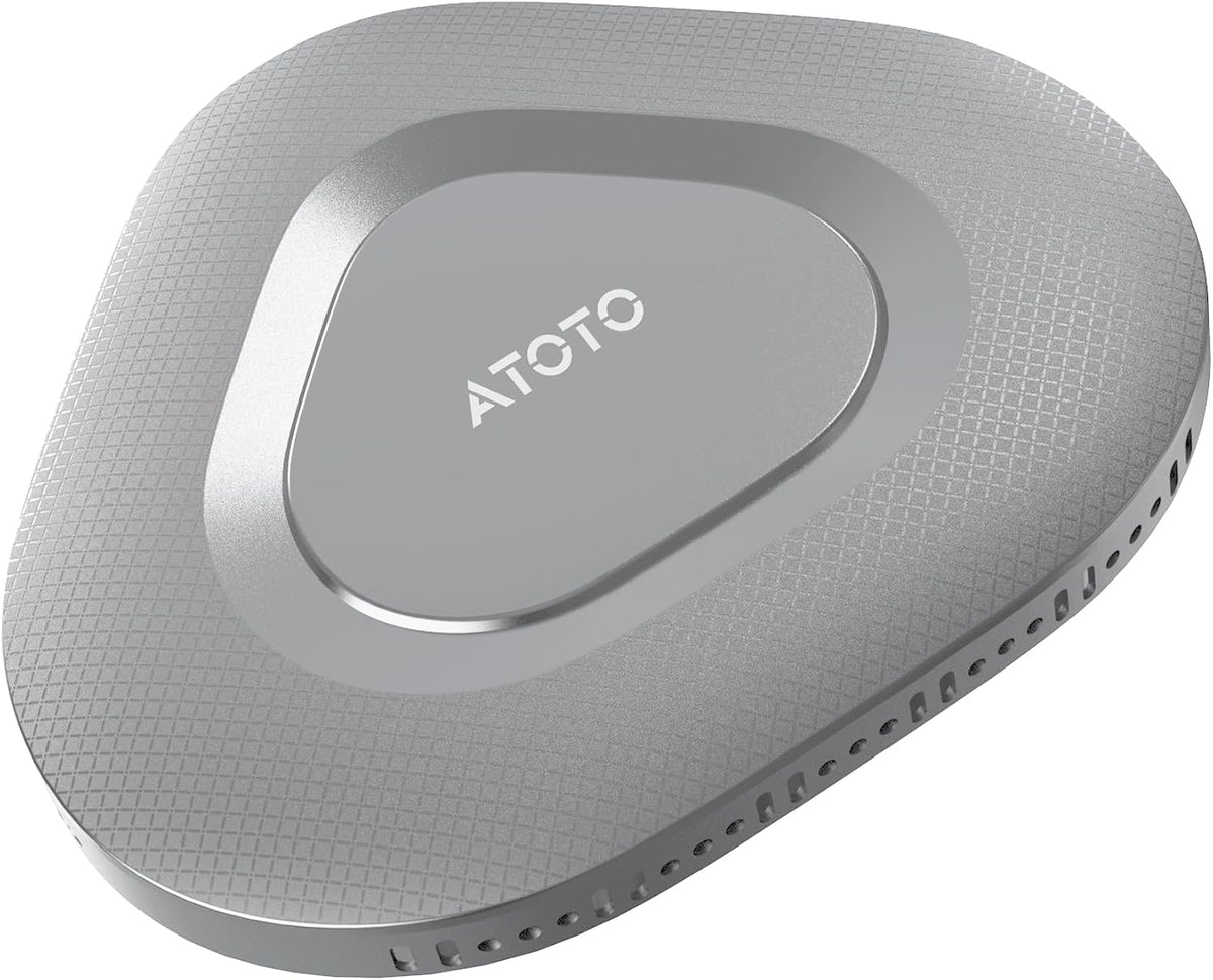 ATOTO AD3 Wireless CarPlay & Android Auto Adapter, Convert Wired to Wireless for iPhone & Android, Plug and Play, Auto Reconnect, Voice Commands, 18-Month Care (iOS 10+ Android 11+)