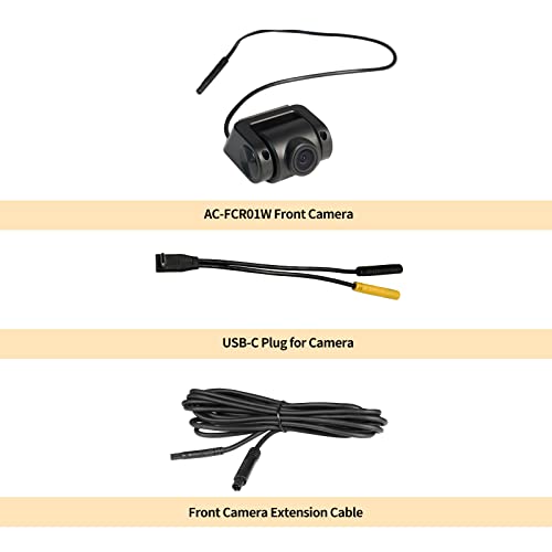 ATOTO AC-FCR01W 1080P Front Camera with 150° Wide Angle, Strong Light Suppression, Built-in G-Sensor – Compatible with ATOTO P8 Series Only