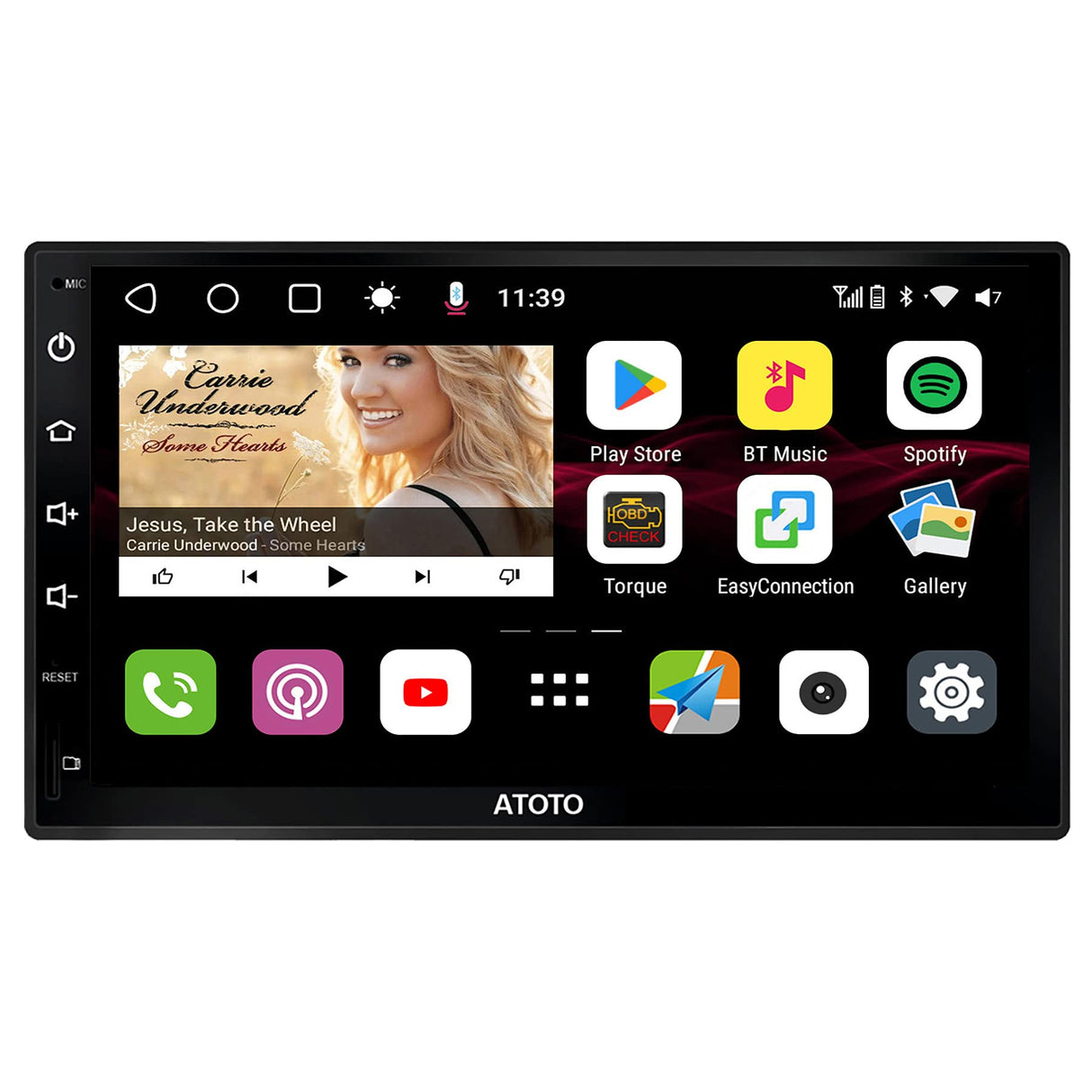 atoto 7" double din head unit