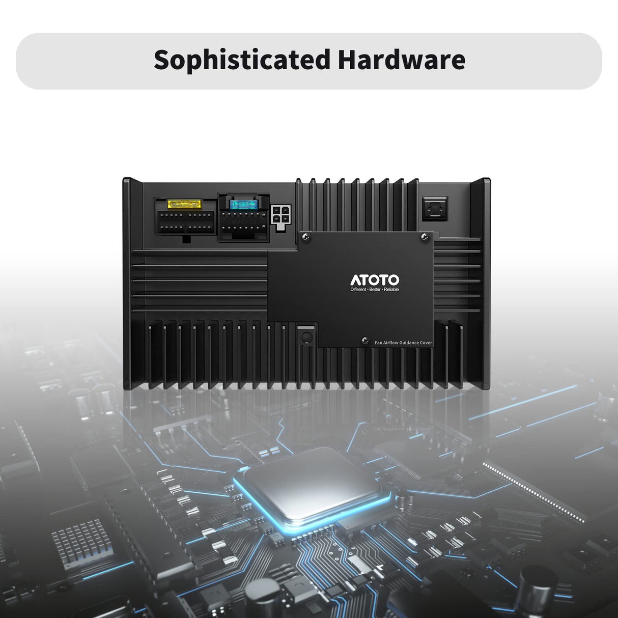 ATOTO CA-AEC02 Power Pack Amplifier, Quick and Easy Plug-N-Play Installation, Great Sound Quality, Only Compatible with Selected ATOTO Car Stereos