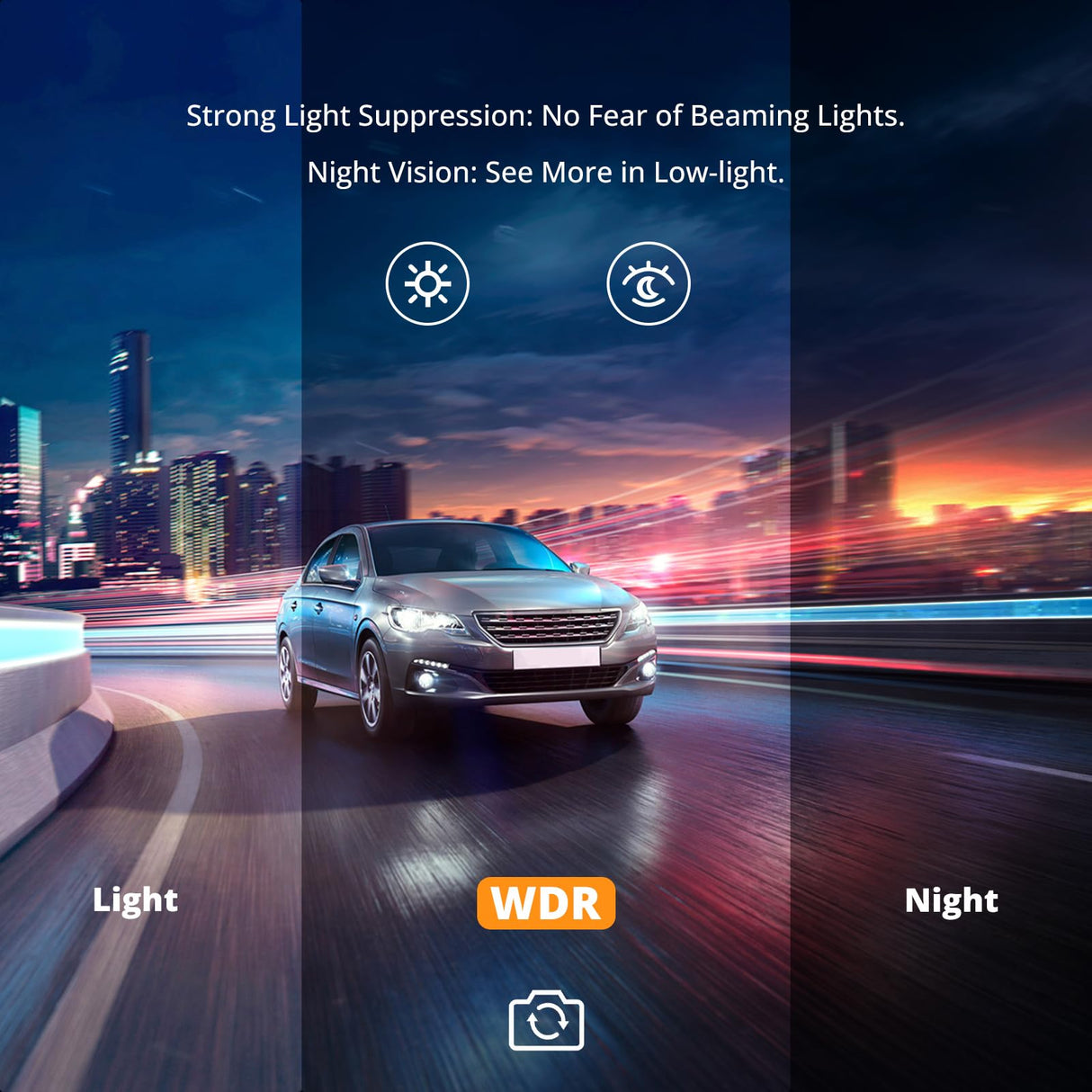 ATOTO AC-HD04LR Caméra de Recul Voiture 1080P HD, Vue Directe sur Écran, Vision Nocturne, Étanche IP67, Grand Angle 168°, Compatible Autoradios ATOTO P5/P9