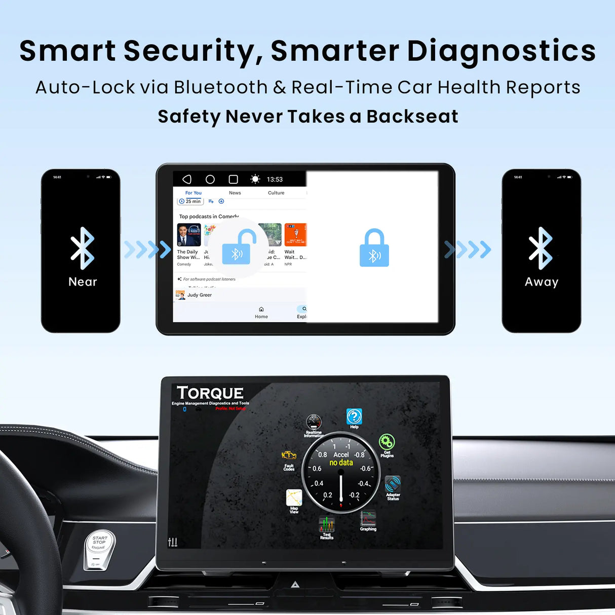 ATOTO CB4A-GY Wireless CarPlay & Android Auto Adapter – YouTube & Netflix Video Streaming