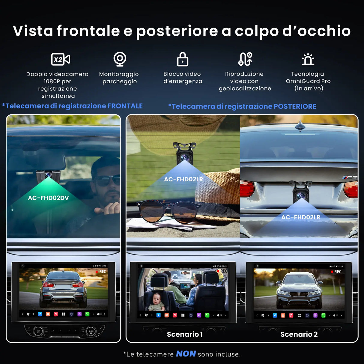 ATOTO X10G141E – Autoradio Android 1 DIN con Display Touch da 14,1", Versione 4G, Qualcomm Snapdragon SD6125 Octa-Core, 8GB RAM + 128GB ROM