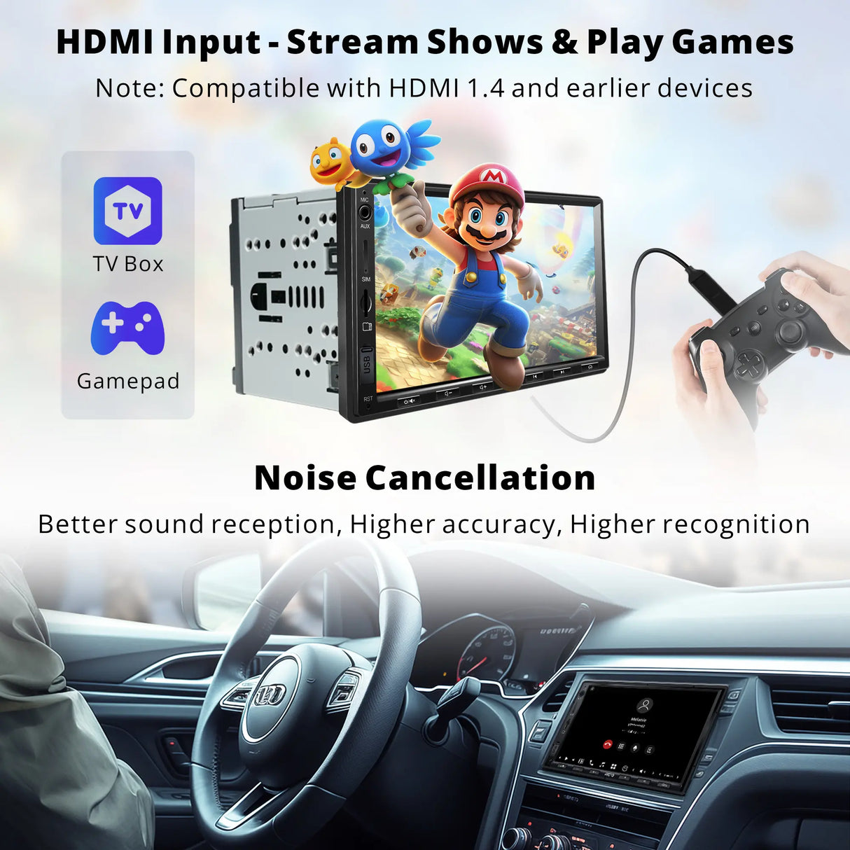 ATOTO X10G2A7E-R2 7" Double-DIN Android Car Stereo, 8G+128G in-Dash Nav, Backup Cam w Recording, AI Agent & AI Vision, Re-Mote LiveView, 4G LTE, 7.1.2-Ch Audio, HDMI in, Wireless CarPlay/Android Auto