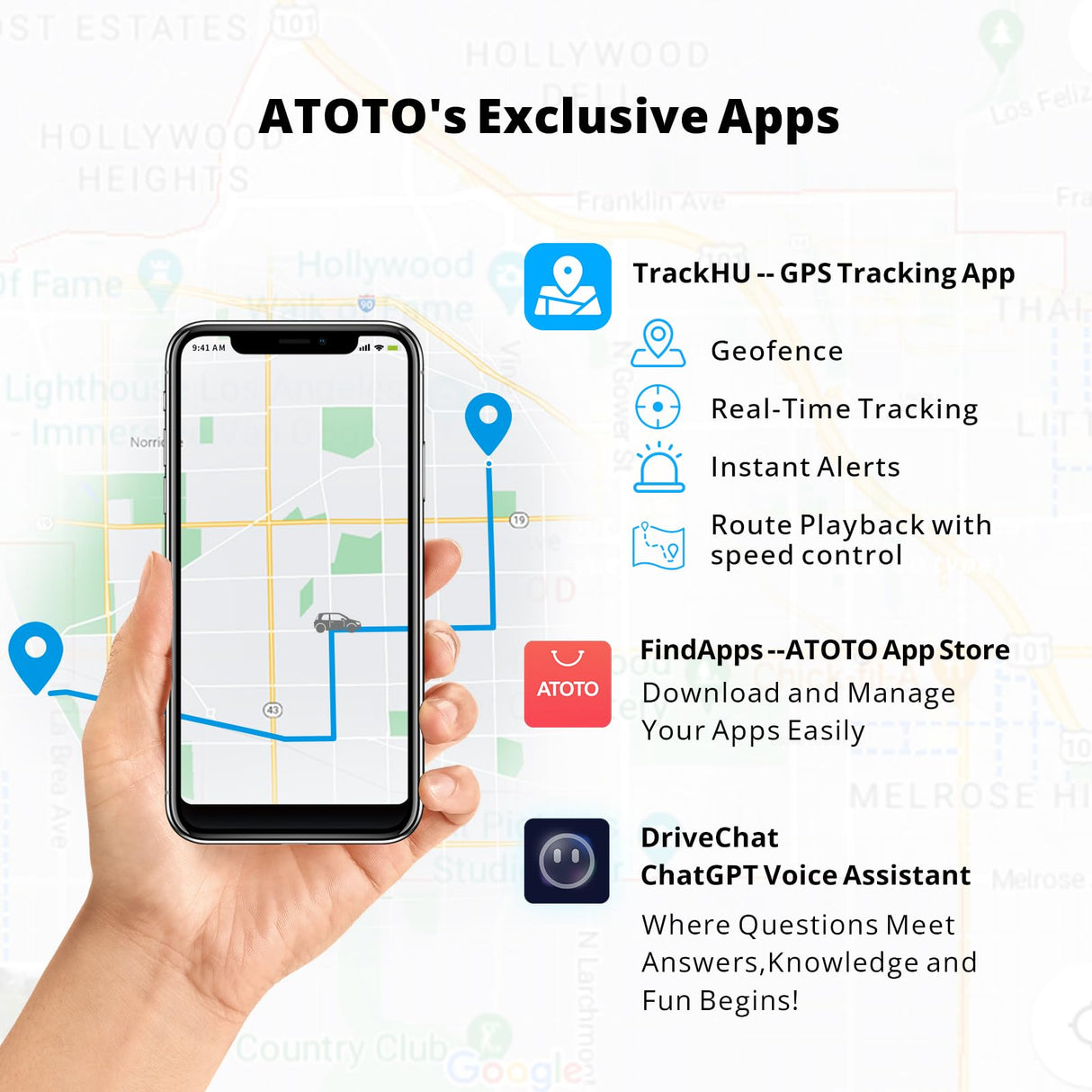 ATOTO P9 9-Zoll-Android-Navigationssystem, QLED-Display, 2 GB+32 GB, Wireless CarPlay & Android Auto, GPS + WLAN-Hotspot