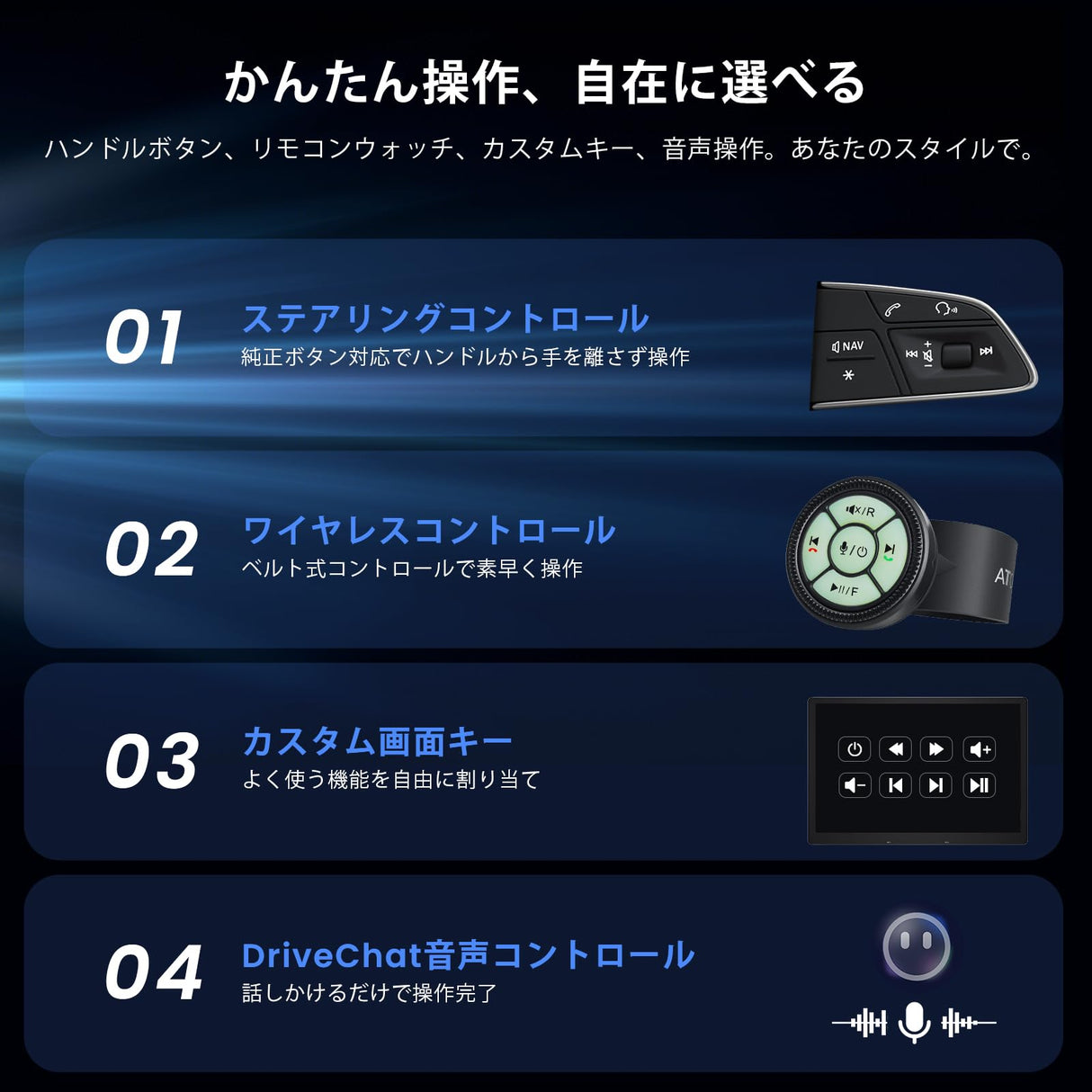 ATOTO X10G211E 10インチ 2DIN ディスプレイオーディオ - QLEDディスプレイ、8+128Gメモリ、ワイヤレスCarPlay&Android Auto対応、4G LTE、AI音声アシスタント、GPSトラッキング、デュアルカメラ入力&デュアルマイク、Bluetooth、LRV、SCVC、36B-EQ、HDMI入力、スプリットスクリーン搭載