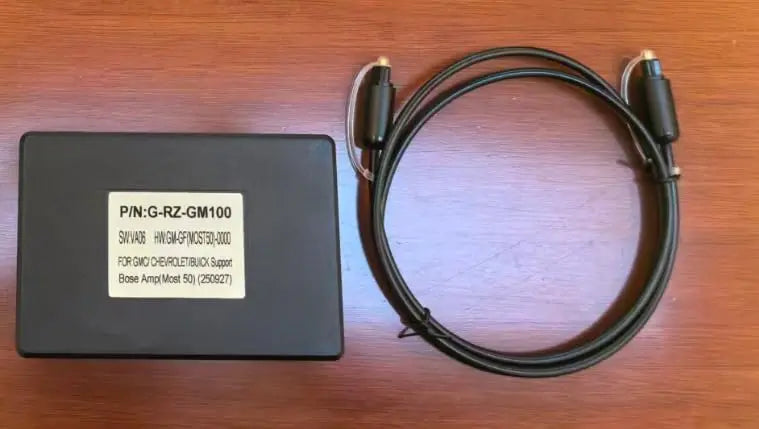 ATOTO AC-GM100 MOST50 Amp Retention Interface for GMC, Chevrolet & Buick with OEM Bose Amplifier, Compatible with Silverado & Sierra