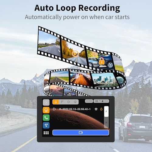 ATOTO AC-FCR01W 1080P Front Camera with 150° Wide Angle, Strong Light Suppression, Built-in G-Sensor – Compatible with ATOTO P8 Series Only