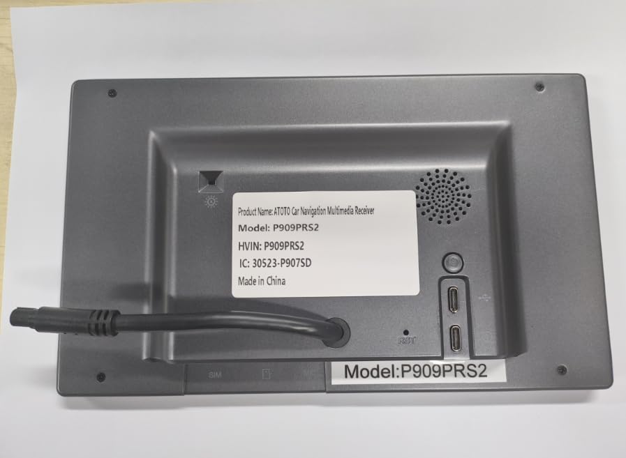 ATOTO 9" GPS Navigation, Backup Camera, 4G LTE, WiFi, Dual Bluetooth, GPS Navigation, Android Auto, Wireless CarPlay, 4+32G, USB Tethering, ChatGPT, SWC