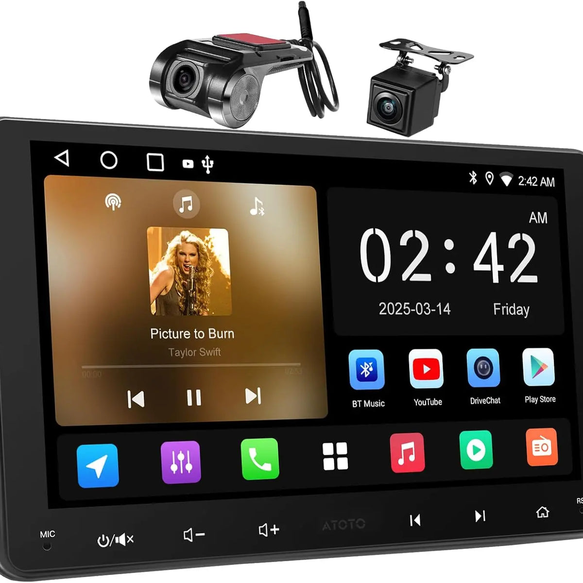 専用オービキュラーアゲートオーロラダブレット A19 ATOTO A5L 9