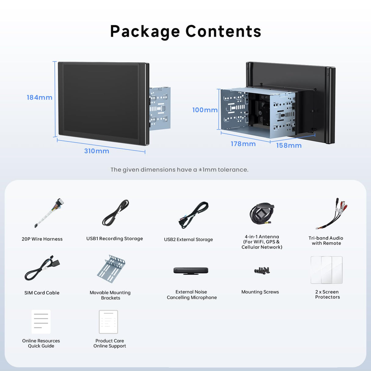 ATOTO X10G225E 12.5" QLED Double Din Car Stereo, AI Android, 8G+128G, 4G LTE, Wireless CarPlay & Android Auto, Dual Bluetooth & WiFi, 7.1.2 Channel Audio, Hi-Volt RCA, 36-Band EQ, HDMI Input