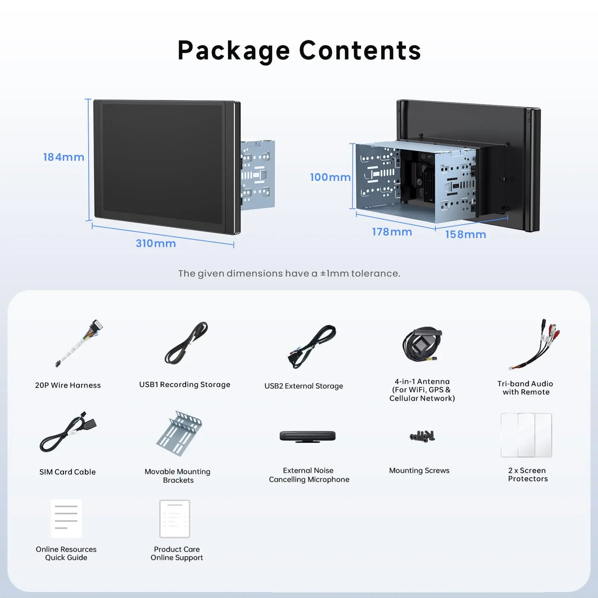 ATOTO X10G225E 12.5" QLED Double Din Car Stereo, AI Android, 8G+128G, 4G LTE, Wireless CarPlay & Android Auto, Dual Bluetooth & WiFi, 7.1.2 Channel Audio, Hi-Volt RCA, 36-Band EQ, HDMI Input