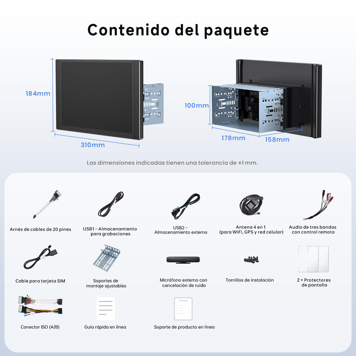 ATOTO X10G225E 12.5" 2Din Radiocasetes Coche Android QLED, 8+128 GB, CarPlay inalámbrico y Android Auto, 4G LTE, Asistente de voz AI, GPS, Micrófono dual, Bluetooth, LRV, 36B-EQ, Entrada HDMI