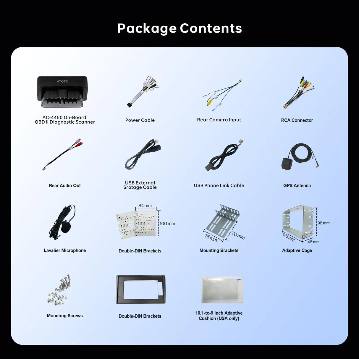 ATOTO A6G209PF 9" Autoradio 2 Din – OBD, Schermo QLED Touchscreen 8 Core Full Laminato, Bluetooth, Wireless Android Auto & CarPlay, Controllo Vocale, GPS Navigazione