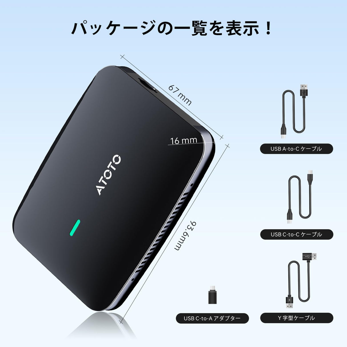 ATOTO DriveChat CB4A 互換シリアル:CarPlay/Android Auto対応 Ai Box、YouTube/Netflix利用可能、Androidアプリ内蔵、車載アシスタントサポート