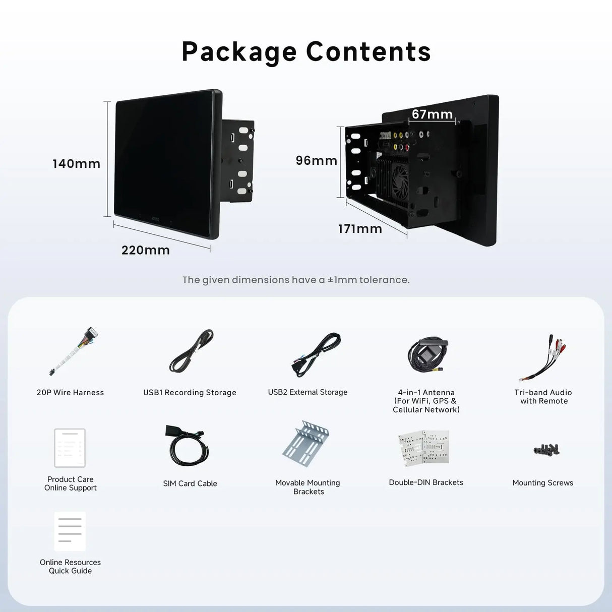 ATOTO X10G209E 9" Double Din Car Stereo, 8G+128G Android Head Unit, Wireless CarPlay & Android Auto, ChatGPT AI Control, GPS Tracking, Dual Microphone, Dual Bluetooth, 4G LTE, 36-Band EQ, HDMI Input