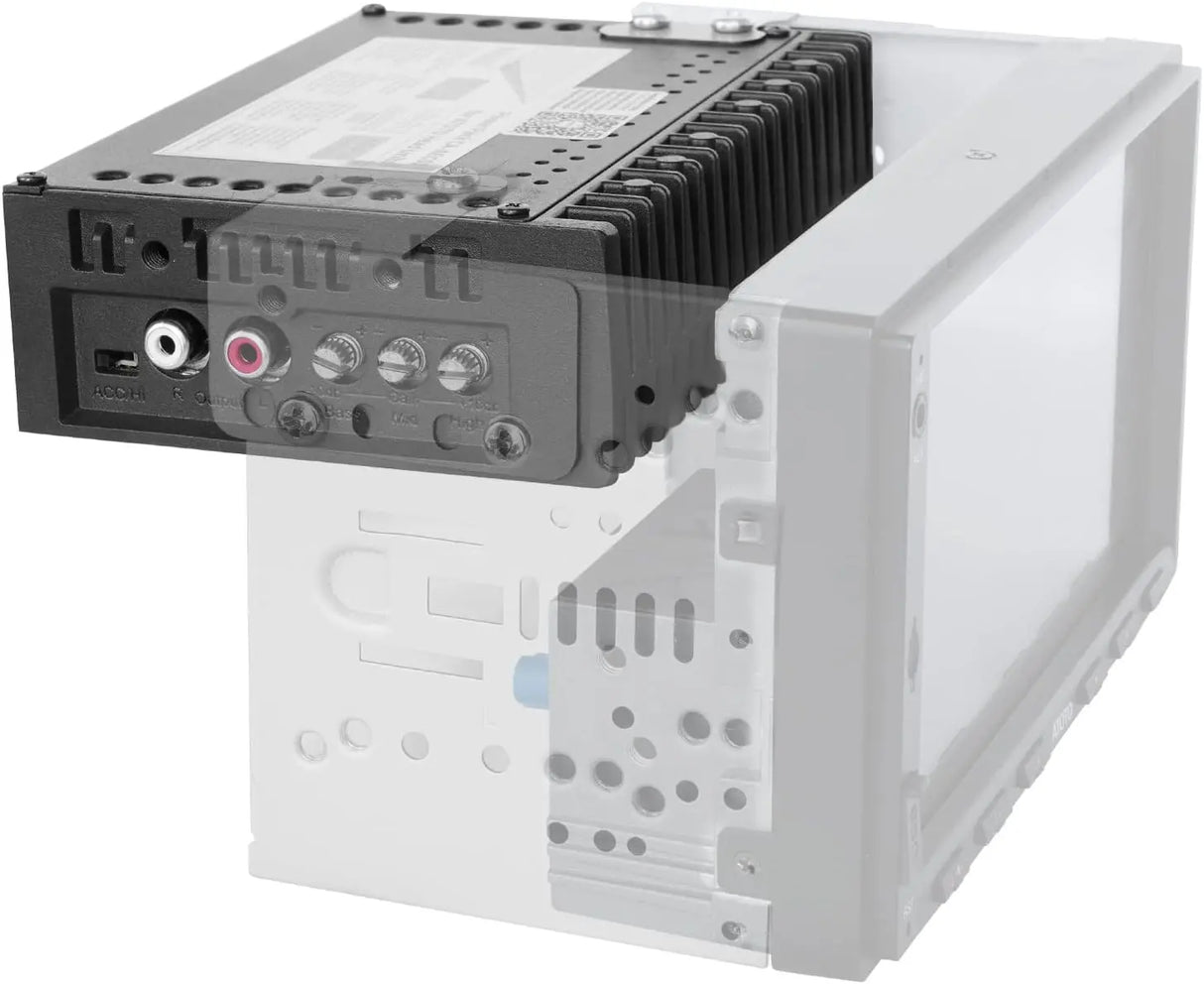 ATOTO CA-AEC01 Car Amplifier, 4 Channel, 400W Max Power, Class A/B, 2/4 Ohm Stable, Only Compatible with Selected ATOTO Car Stereos