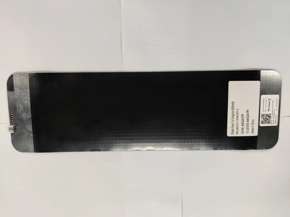 ATOTO CI-VIALD13 13.7" x 4" Programmable LED Sign, Scrolling Advertising Display, AI Voice Control, Bluetooth APP Control