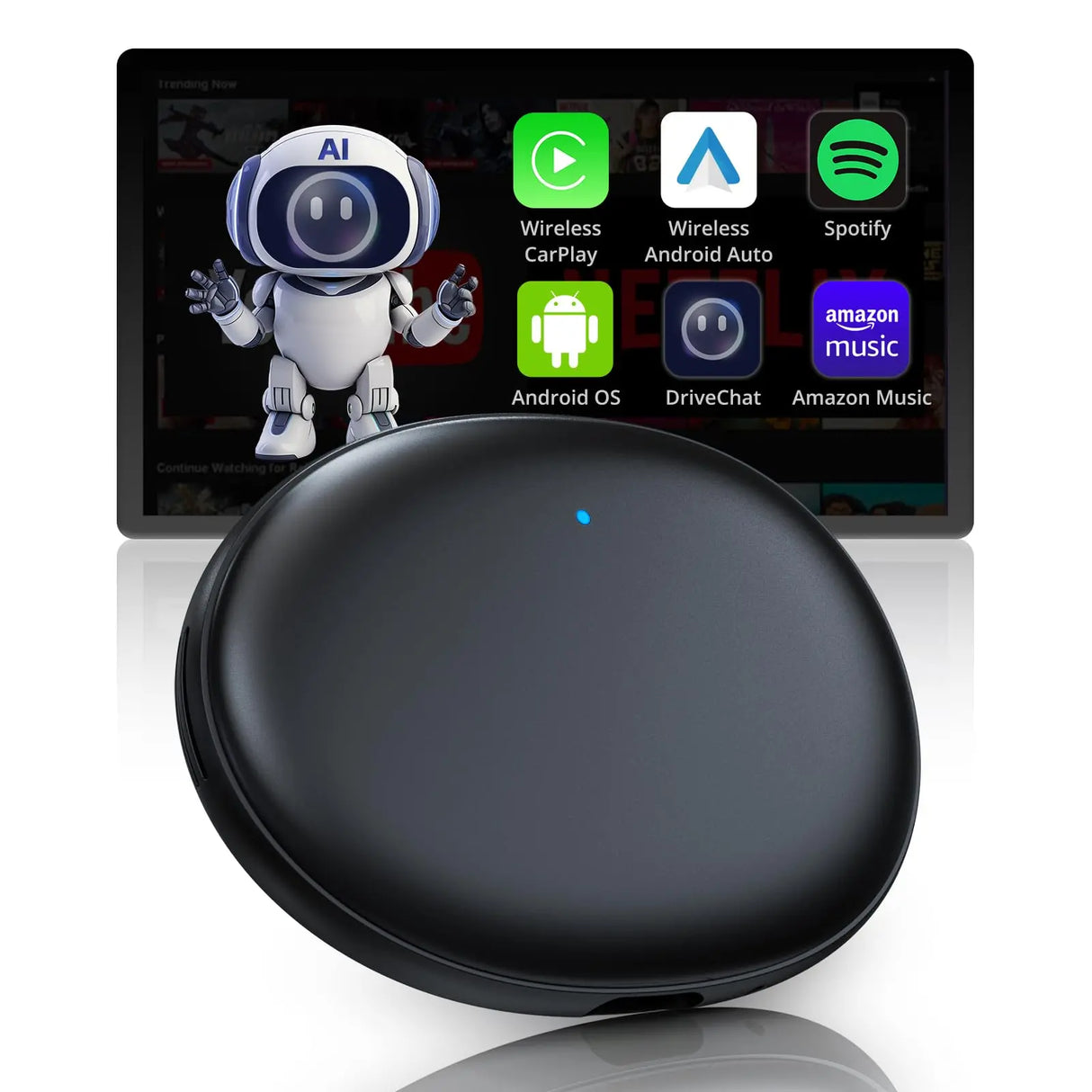 ATOTOZONE Wireless Android Auto Adapter AD5