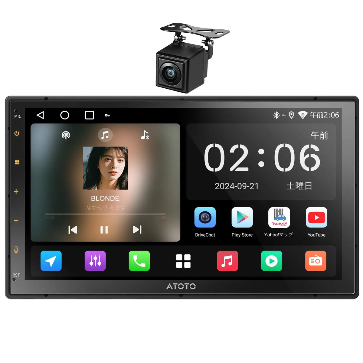 ATOTO A5LG2B7T-S01 2G+32G Android カーナビ ATOTO A5L 7型 2DIN ディスプレイオーディオ｜ワイヤレスCarPlay