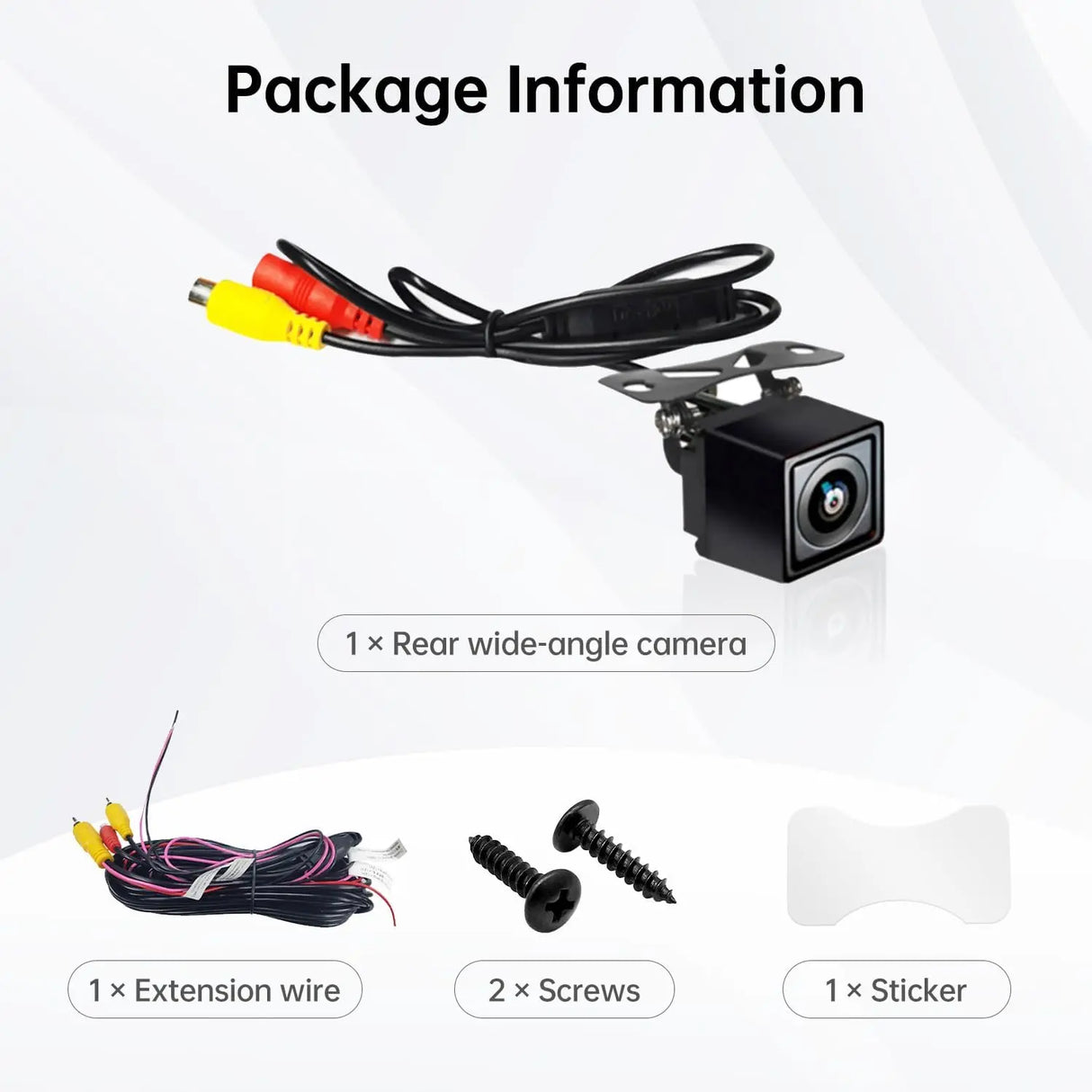 ATOTO AC-HD03LR Reversing Camera with 180° Wide-Angle & Virtual Surround-View Parking, HD Night Vision, Waterproof, Live Rear-View, For Select S8 Models(Excluding S8 PN/UN/MS)