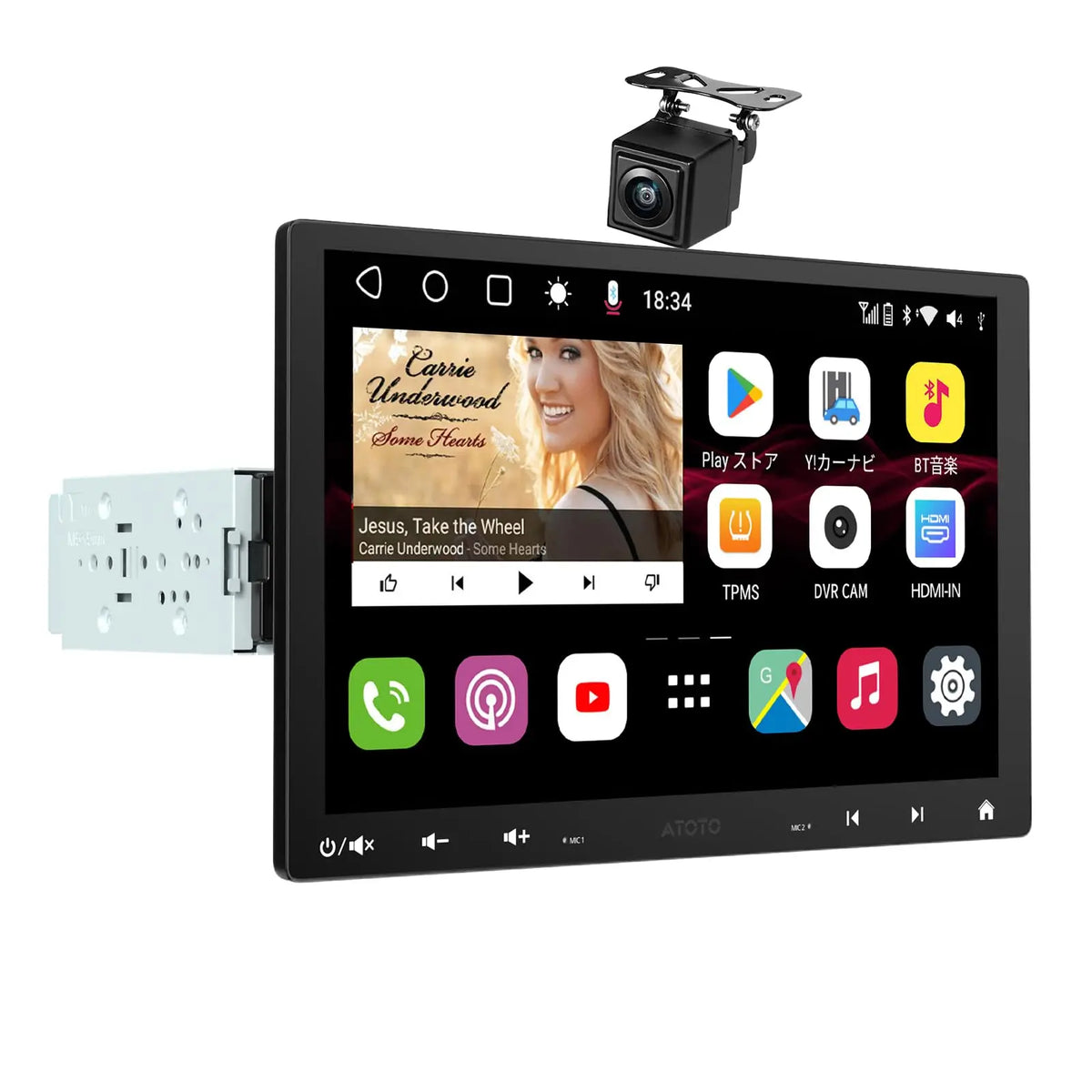 ATOTO S8 Premium 10インチナビ ATOTO S8 10インチ 1Din/2Dinディスプレイオーディオナビ CarPlay 4G対応