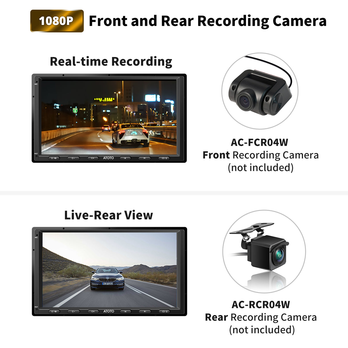 ATOTO S8G2A79UN 7" QLED Double Din Car Stereo with Wireless CarPlay & Android Auto, AI Voice Assistant, GPS Tracking, Built-in 4G LTE, VSV & LRV, 6G+128G, 4×49W Amplifier, Dual Bluetooth