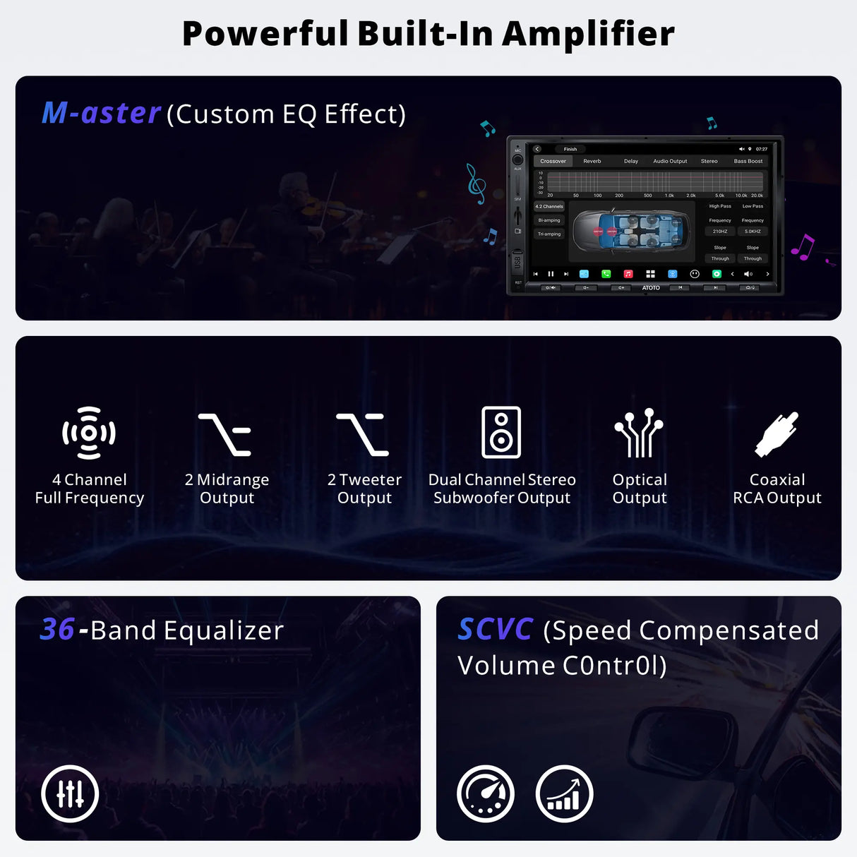 ATOTO X10G2A7E-R2 7" Double-DIN Android Car Stereo, 8G+128G in-Dash Nav, Backup Cam w Recording, AI Agent & AI Vision, Re-Mote LiveView, 4G LTE, 7.1.2-Ch Audio, HDMI in, Wireless CarPlay/Android Auto