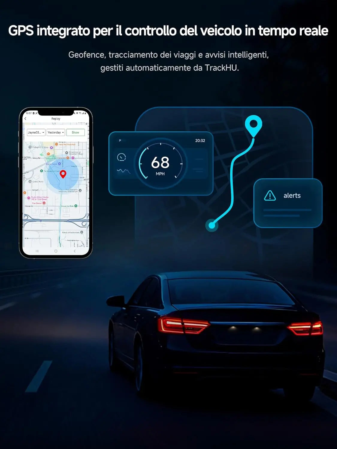 ATOTO CB7SBX Adattatore CarPlay Wireless Android Auto AI Box, HDMI Ingresso/Uscita, Android Completo 8GB+128GB, 4G LTE, Dual Bluetooth, DriveChat, Netflix YouTube TikTok