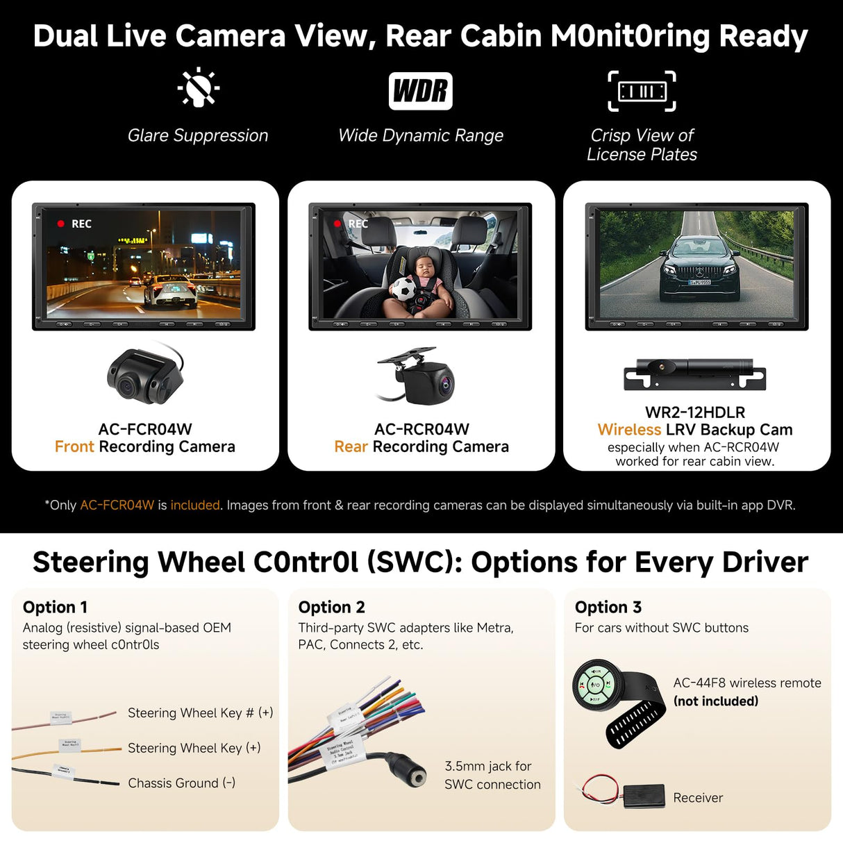 ATOTO S8G2A74MS 7" QLED Double Din Android Car Stereo & 1080P Front Camera, 4G+32G, Smart AI Chat, Wireless CarPlay & Android Auto, Dash Cam, Built-in 4G, Dual Bluetooth, WiFi/USB