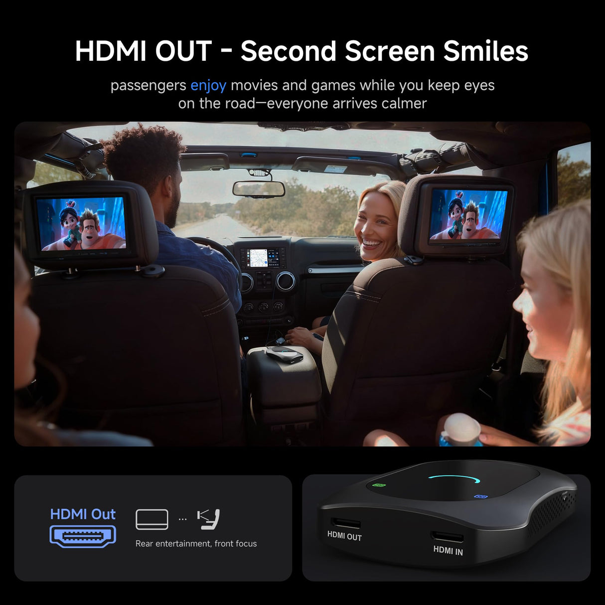 ATOTO CB7SATN 8-in-1 AI Box – Wireless CarPlay & Android Auto, Android Desktop, HDMI In/Out, Wi-Fi, 4G LTE, DriveChat (ChatGPT), Dual-BT IoT Hub