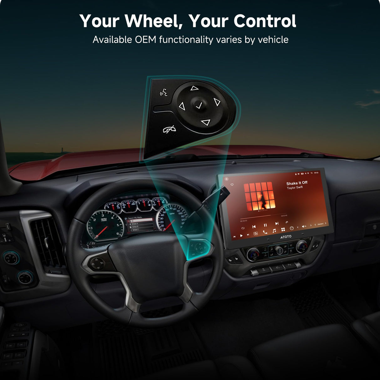 ATOTO AC-ADSX10 ADS Protocol Decoder Wiring Harness for X10 Series Car Stereo: Retain Functions, Real-Time Data, Stable Transmission, Plug & Play (Requires ADS-MRR/MRR2)