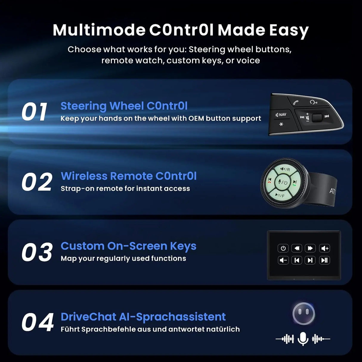 ATOTO X10G129E 12,9" 1 DIN Autoradio mit QLED Floating Display, 8+128GB, In-Dash Navigation, 4G LTE, Kabelloses CarPlay & Android Auto, Dual-Phone Verbindung, Dual Bluetooth, GPS-Tracking, SCVC und AI Sprachassistent