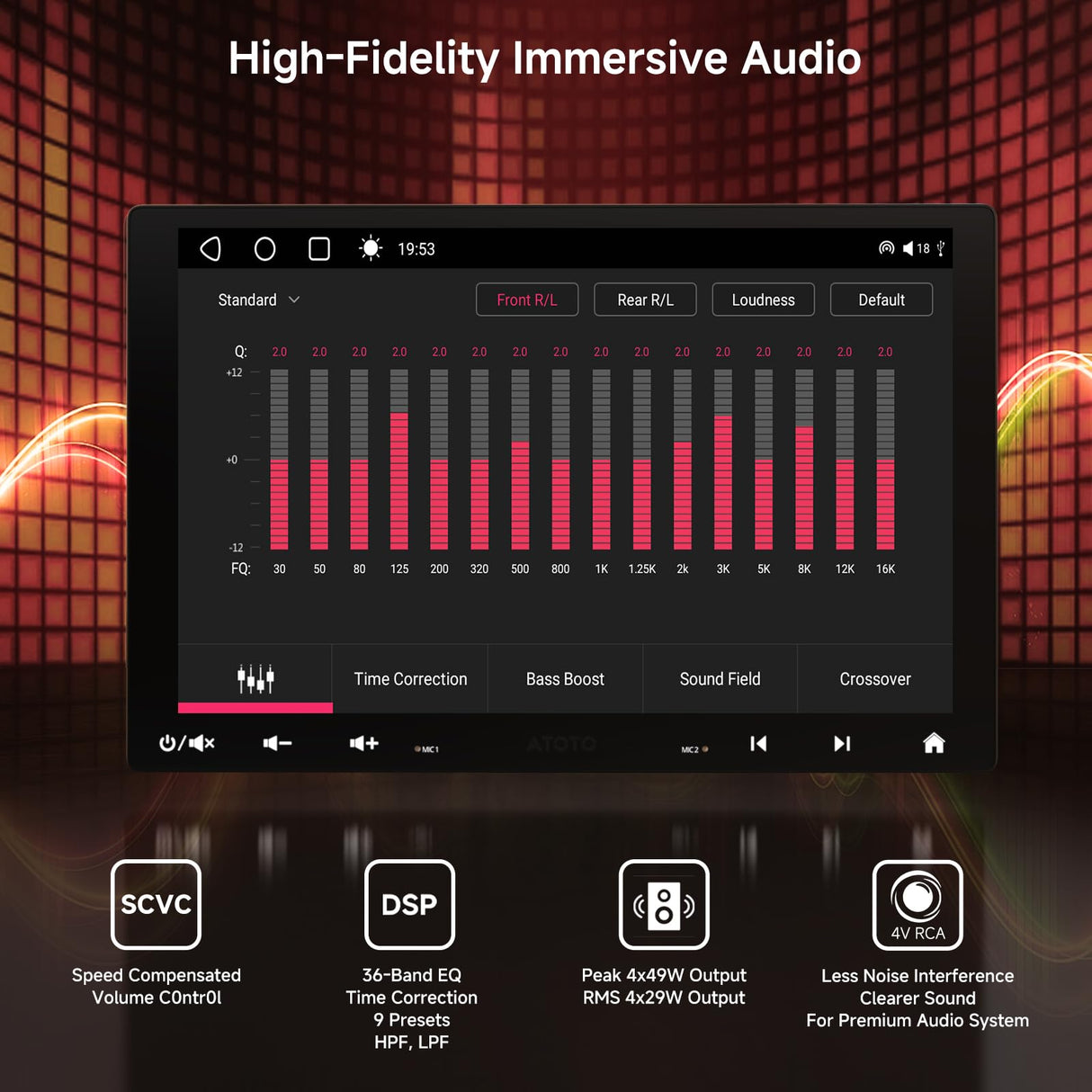 ATOTO S8G1109UN 10.1" Single & Double Din Head Unit with Floating QLED Display, 6+128GB Wireless CarPlay & Android Auto, 4G Built-in, Dual Bluetooth, DSP & ChatGPT