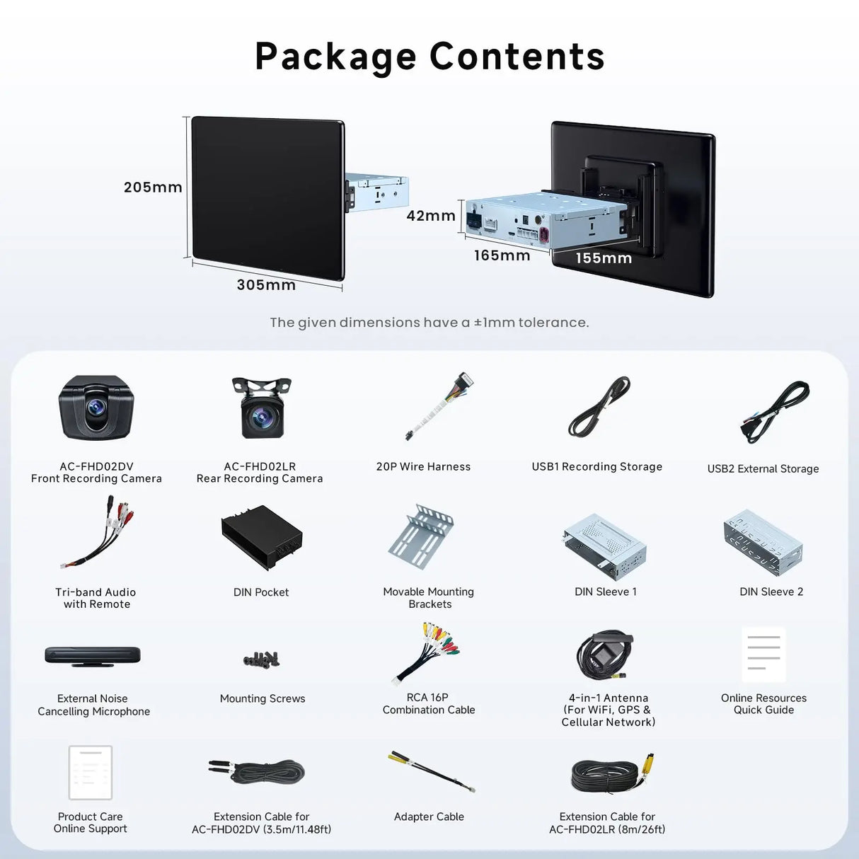 ATOTO X10G129E 12.95" Android Single Din Car Stereo with Wireless CarPlay/Android Auto, 1080P Dual Dash Cam, HDMI-in TV/Game, SPDIF DSP DAC AMP RCA SUB, 8+128G, 4G WiFi Bluetooth GPS OTA AI