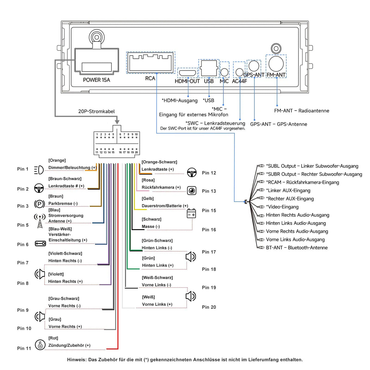 ATOTOZONE A5L 10 Zoll Android Autoradio 2G+32G, Adaptiv für 1DIN & 2DIN, Schwebendes Display, Wireless CarPlay & Android Auto, WiFi/BT/USB Tethering, MirrorLink, DSP/FM/RDS,Rückfahrkamera