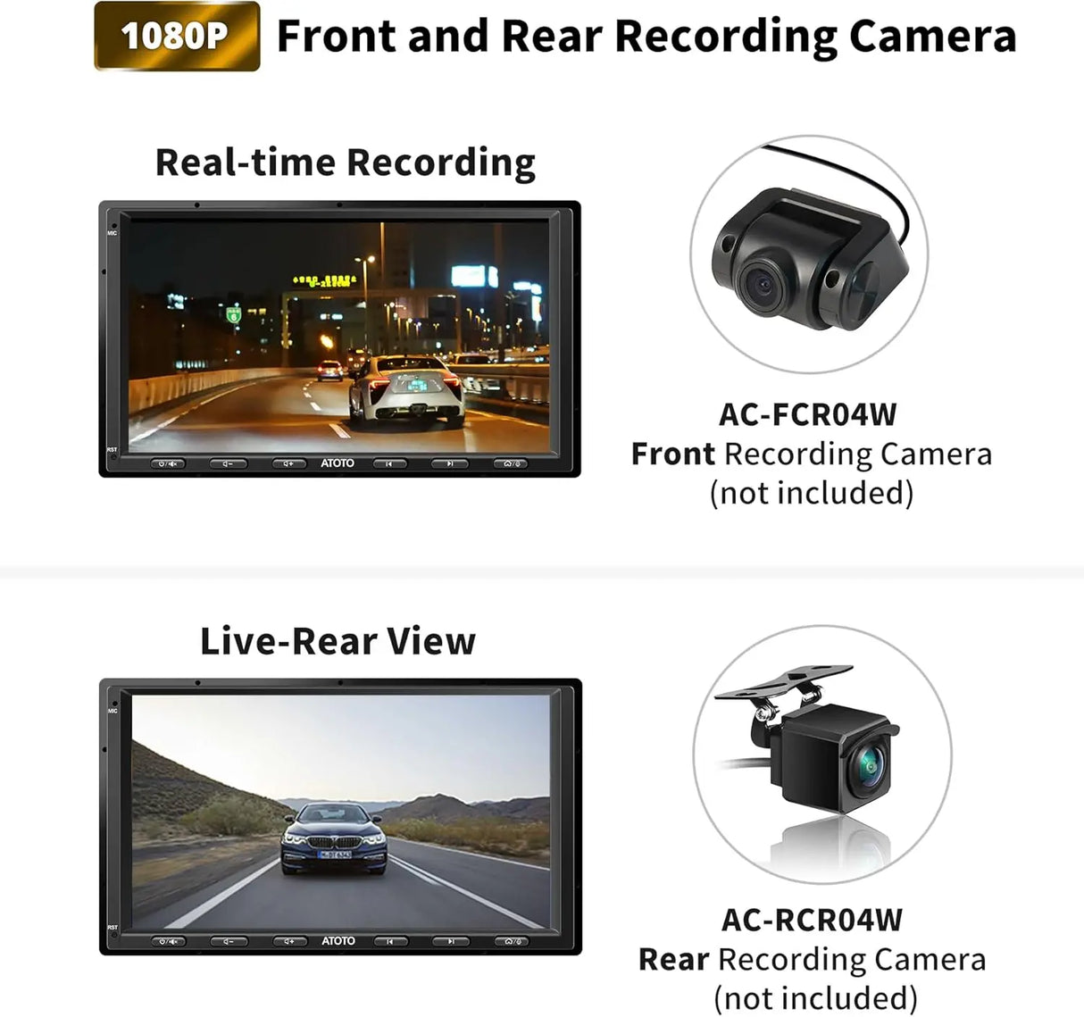 ATOTO S8G2A79UN Autoradio 2 DIN 7" QLED, CarPlay Wireless, Android Auto, Assistente Vocale AI, Tracciamento GPS, VSV & LRV, 4G LTE Integrato, 6G+128G, 2 Bluetooth