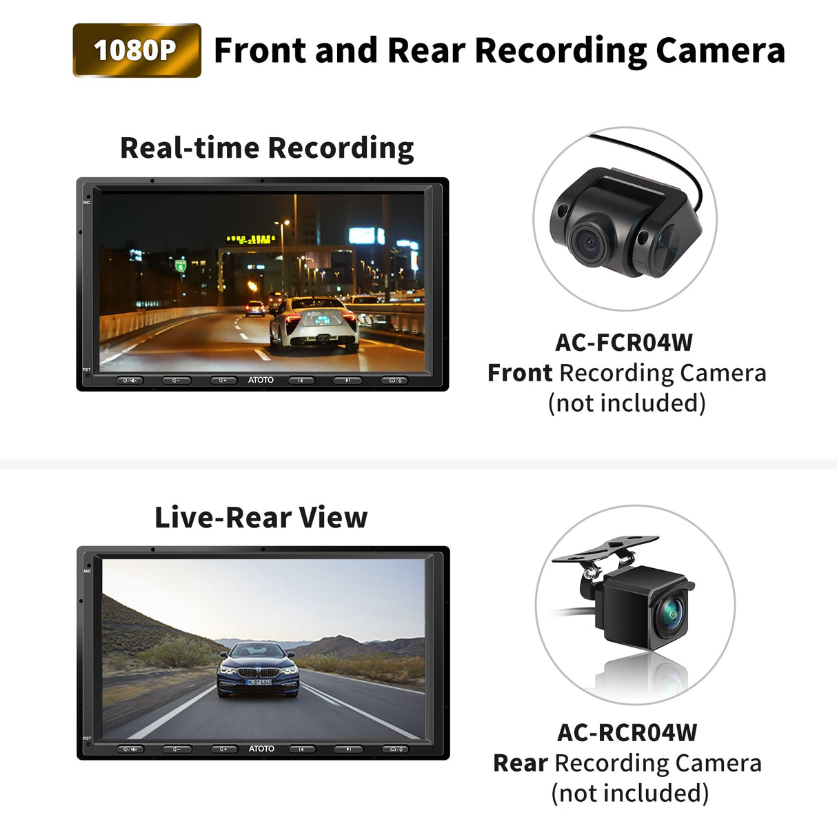 ATOTO S8G2A79UN Autoradio 2 DIN 7" QLED, 2 Bluetooth, CarPlay e Android Auto Senza Fili, Assistente Vocale AI, Navigazione Android, Tracciamento GPS, VSV & LRV, 4G LTE Integrato, 6GB+128GB