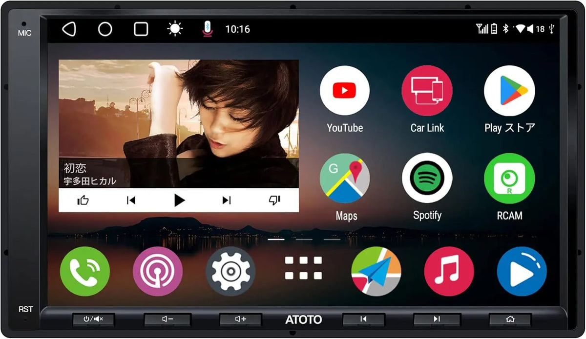 ATOTO A6 7インチディスプレイオーディオ 2DIN Android カーナビ ATOTO A6 7インチディスプレイオーディオ 2DIN Android カーナビ