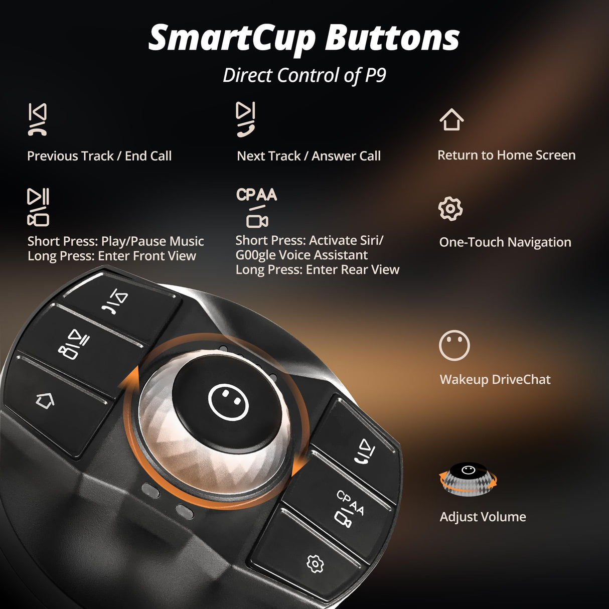 ATOTO P9 Auto Zigarettenanzünder Ladegerät, kompatibel mit 12V/24V, einfache Installation für Autos und Nutzfahrzeuge