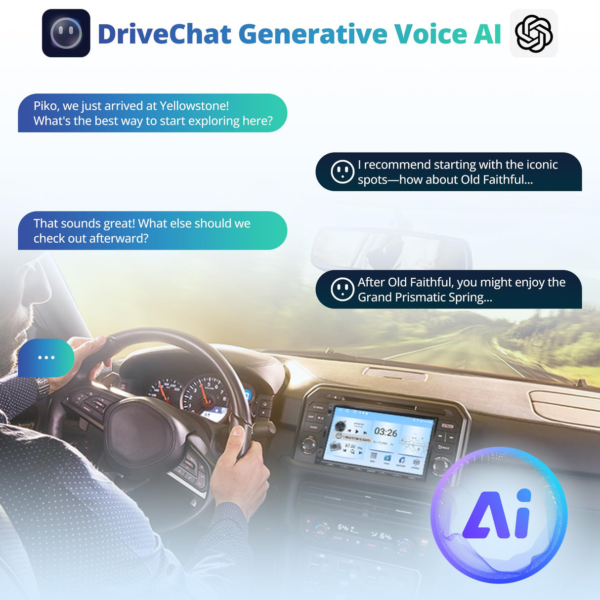 ATOTO A5LG2A7T 7" Double Din Car Stereo with Backup Camera, OBD2 Diagnostic, Wireless CarPlay & Android Auto, GPS, OBD2, Bluetooth, FM/AM/TF, 2G+32G