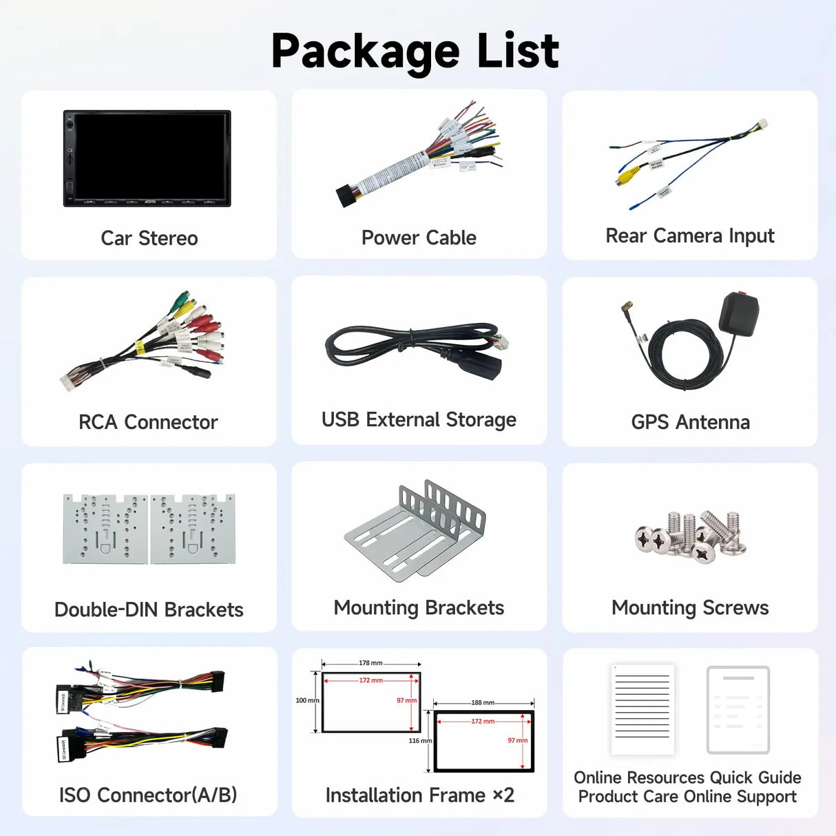 ATOTO A5LG2A7T 7" Autoradio 2 Din – Touchscreen, 2GB+32GB, Wireless CarPlay e Android Auto, Assistente AI, MirrorLink, Tethering WiFi/Bluetooth, 24-B EQ DSP, FM/USB/TF