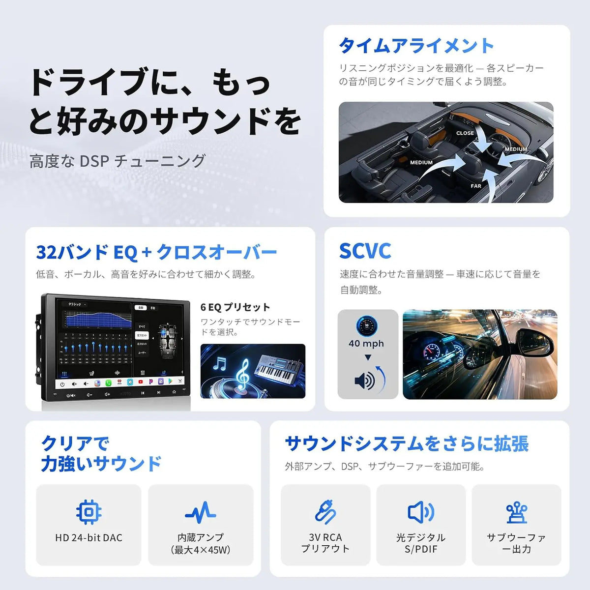 ATOTO S8LG209SD-S01 9インチ Androidナビ ディスプレイオーディオ 2DIN|4GB+64GB・4G LTE内蔵・ワイヤレスCarPlay/Android Auto・1080Pバックカメラ付属