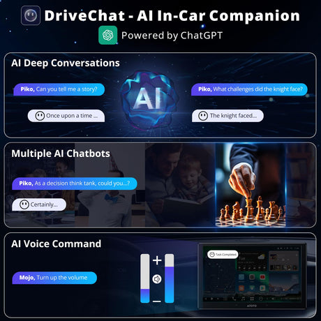 ATOTO X10DG211E 10" QLED DAB Autoradio 2 Din Android, 8+128G, Wireless CarPlay & Android Auto, 4G LTE, AI Voice Assistant, GPS Tracking, Dual MIC & Bluetooth, LRV, 36-Band EQ, HDMI Input