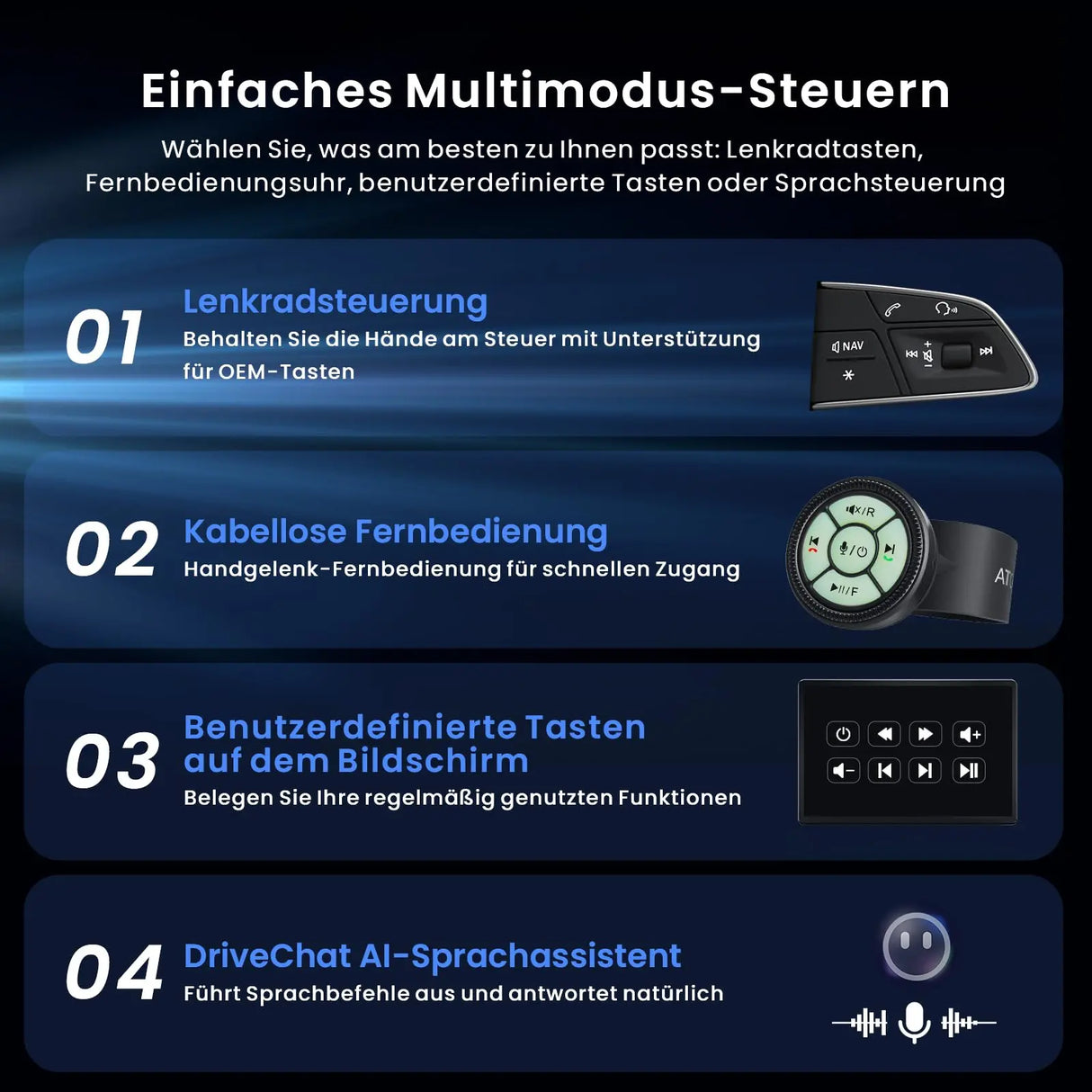 ATOTO X10G141E 14.1" QLED AI Android 1 DIN & Doppel DIN Autoradio Bluetooth, 8G+128G, Flexview-Display, 7.1.2 CH Audio, 4G LTE, Kabelloses CarPlay & Android Auto, 36B-EQ, Dualband-WLAN, HDMI IN