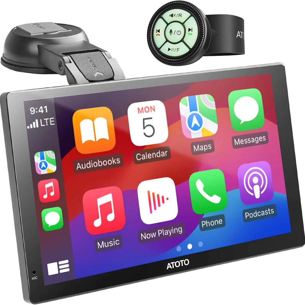 ATOTO P8 Portable Car Stereo, Wireless CarPlay & Wireless Android Auto