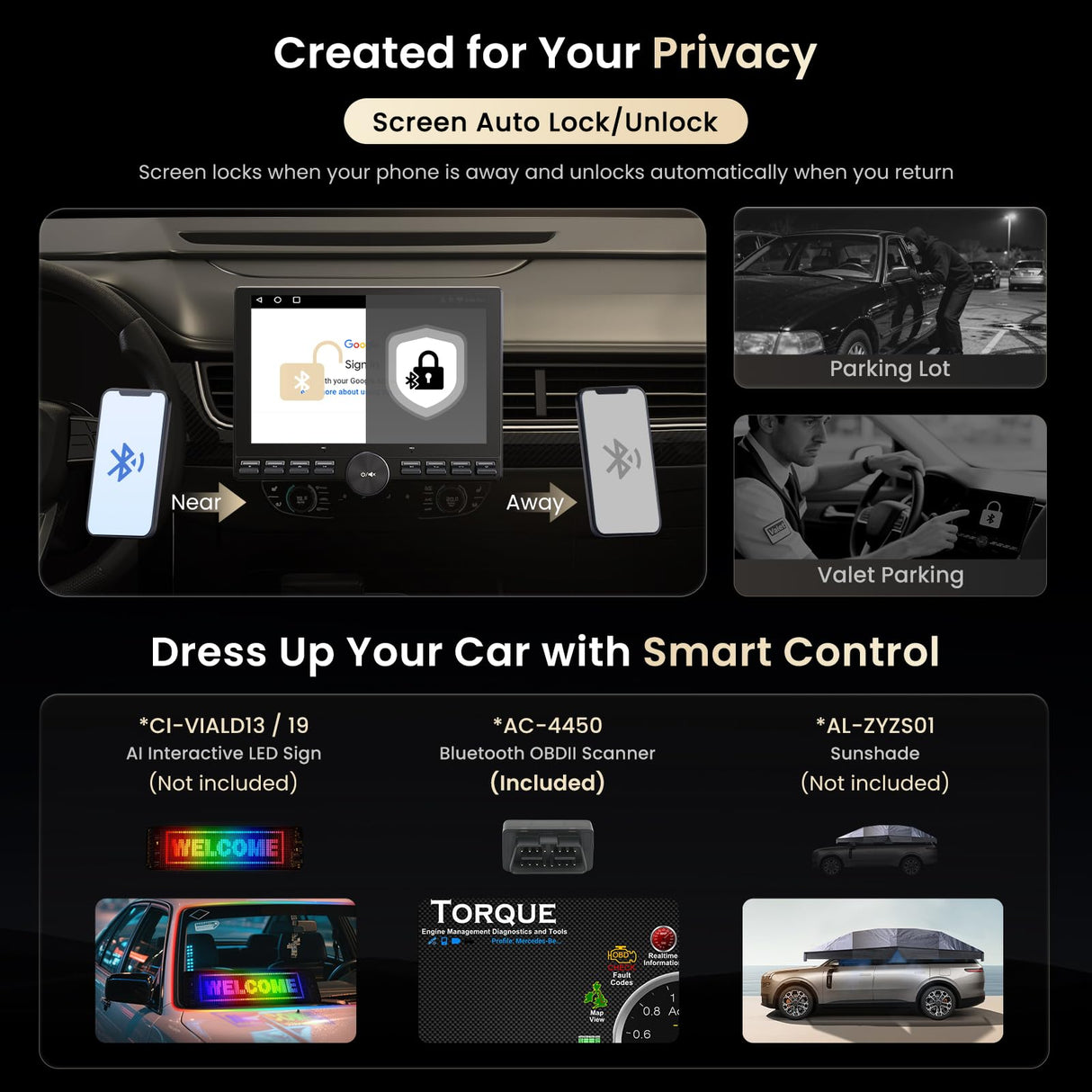 ATOTO A5LG110PT 10.1インチ QLED Android ディスプレイオーディオ(1DIN/2DIN対応)OBD2対応・ワイヤレスCarPlay/Android Auto・AIチャット搭載・WiFi/Bluetooth・2GB+32GB