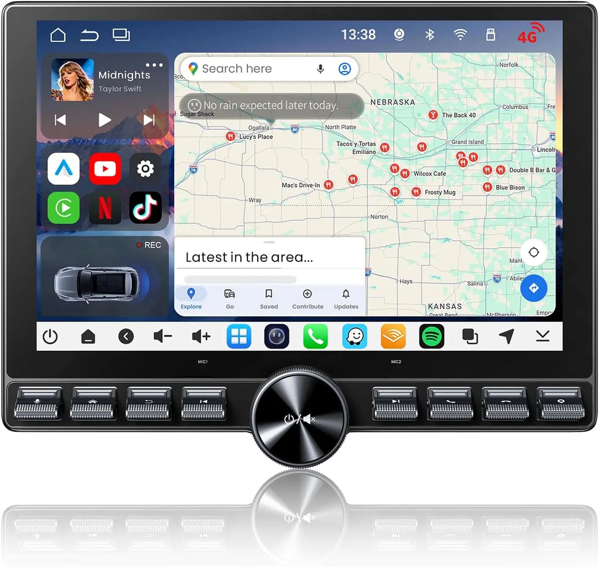 S8G2A74SD 7" Double DIN Android Car Stereo