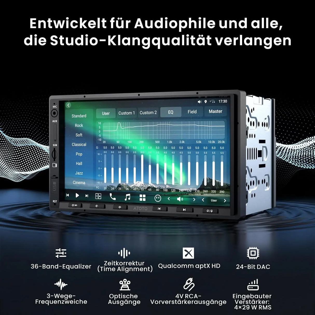 ATOTO X10G2A7E 7 Zoll Doppel-DIN Radio – 8+128 GB, Android Navigation, ChatGPT KI, 4G LTE, Kabelloses CarPlay & Android Auto, Dual-Phone, Bluetooth